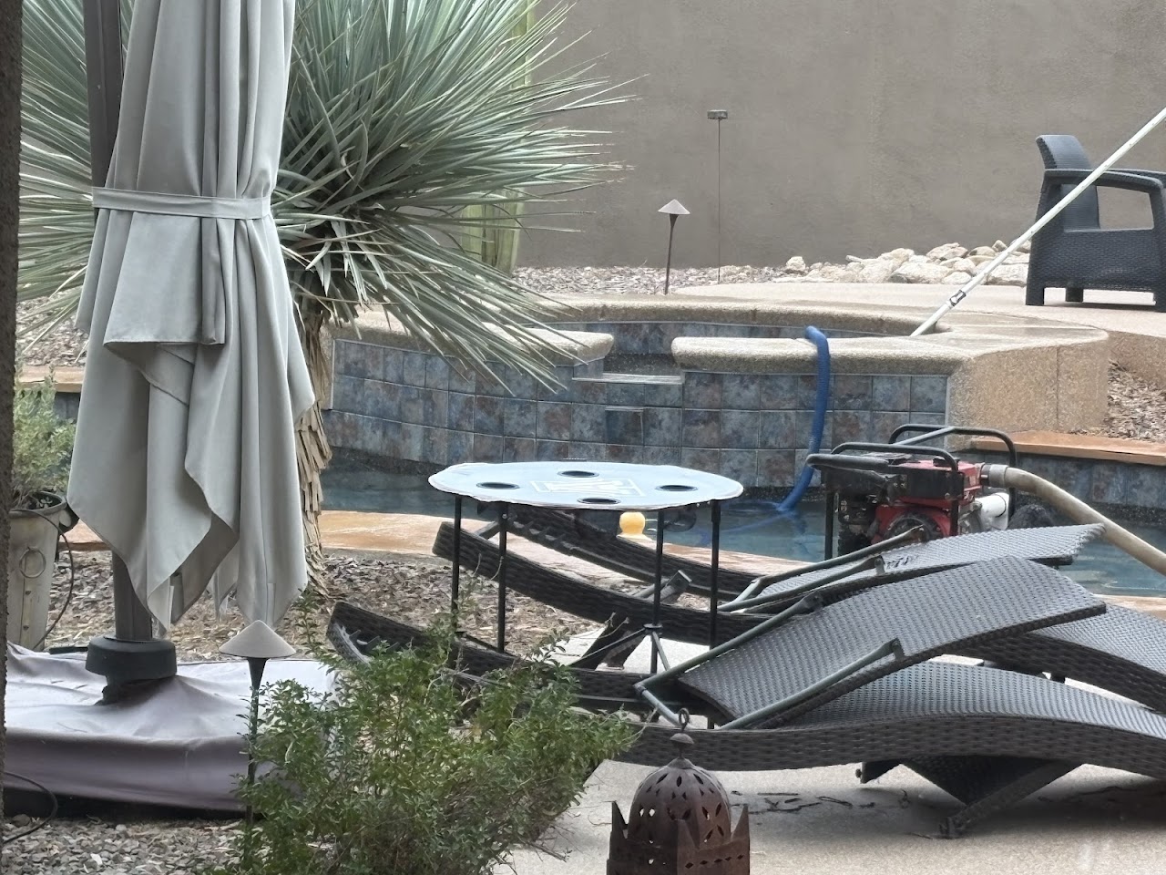 Slicks Pool Tile Cleaning project